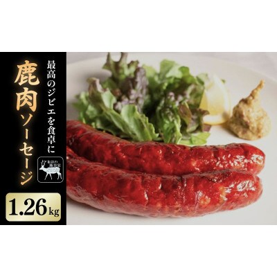【徳島県三好市祖谷産】祖谷の地美栄 鹿肉ソーセージ 3本×6パック(1本70g)