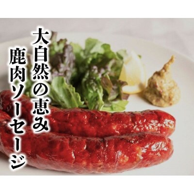 【徳島県三好市祖谷産】祖谷の地美栄 鹿肉ソーセージ 3本×6パック(1本70g)