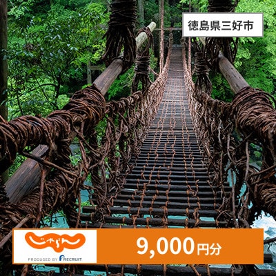 【じゃらんふるさと納税クーポン】 徳島県三好市でつかえる9,000円 クーポン