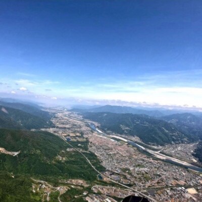 《500mコース》徳島にし阿波　どきどきタンデムパラグライダー体験
