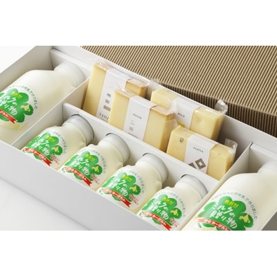ナチュラルチーズ鶴居 4個セット3種 + 飲むヨーグルト 6本セット 150ml4本 500ml2本