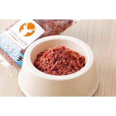 『鶴居ジビエ』鹿肉 無添加ペットフード パラパラミンチ 200g×10パック 犬用 ジビエ 鶴居村