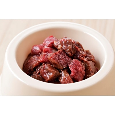 『鶴居ジビエ』鹿肉 無添加ペットフード コロコロカット 200g×16パック 犬用 ジビエ 鶴居村