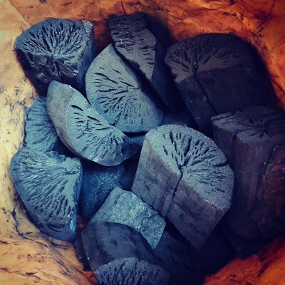 鶴居木炭 6kg×2(ぶつ切り約8cmカット)