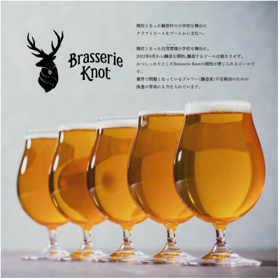 クラフトビール Brasserie Knot「WIND」6本セットIPA 北海道鶴居村