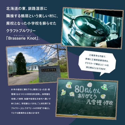 【毎月定期便】Brasserie Knotのクラフトビール4種類各1本+地域限定ビール2缶全6回