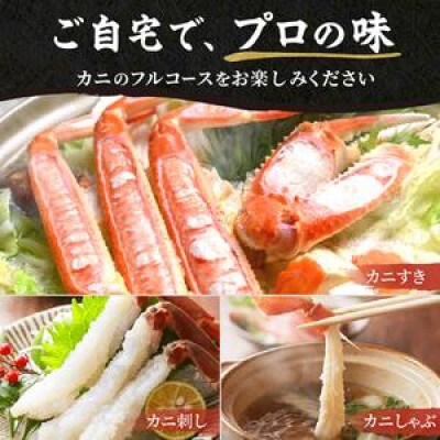 【年末配送】ズワイガニ地鍋セット 大サイズ4人用 セイコガニの甲羅盛り4ケ 雑付付　蟹しゃぶも焼き蟹