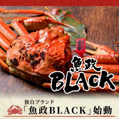 茹で プレミアムズワイガニ 魚政BLACK 訳あり 1300g級 1匹(11月～12月発送予定)