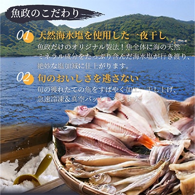 のどくろ、笹カレイ入り　一夜干し詰め合わせ　プラチナ