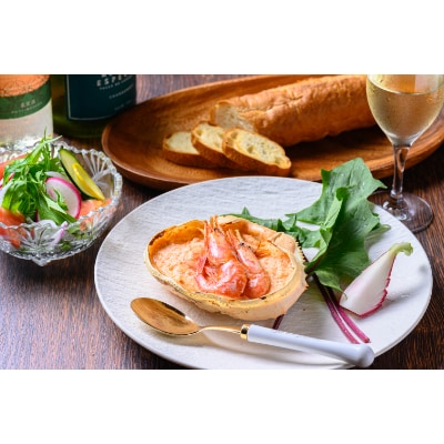 カニ屋が作る海のグラタン　甘エビ　2個セット