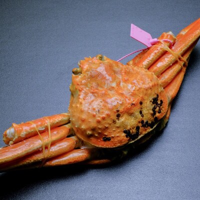 蟹の匠 魚政のボイル済み 急速冷凍 茹でズワイガニ 700g級 2匹