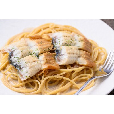 「カニ屋が作る　海のパスタ」  クラシック二重奏ウナギパスタ　山椒なし　5皿セット