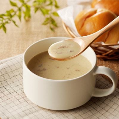 濃厚な味わいのセコガニ使用『コッペ蟹のクリームスープ』150g×2 ミルク仕立て特製スープ 冷製でも