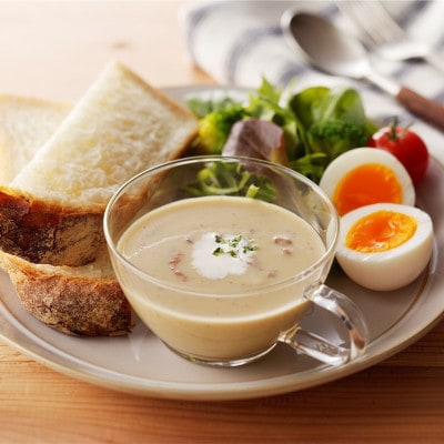 濃厚な味わいのセコガニ使用『コッペ蟹のクリームスープ』150g×2 ミルク仕立て特製スープ 冷製でも