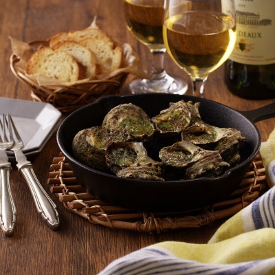 オーブントースターで温めるだけで本格フレンチが完成♪サザエのブルゴーニュ風(6個入り)