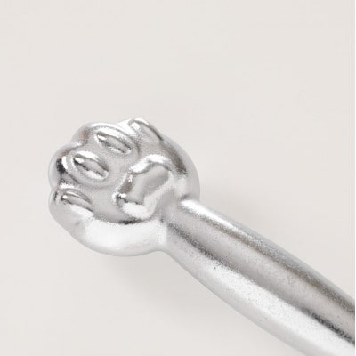 にゃんべる(猫の手+ダンベル)　1kgメッキ　美容・ダイエット・トレーニングにも猫好きにも