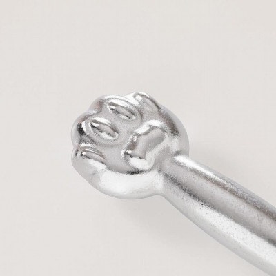 にゃんべる(猫の手+ダンベル)　500gメッキ　美容・ダイエット・トレーニングにも猫好きにも