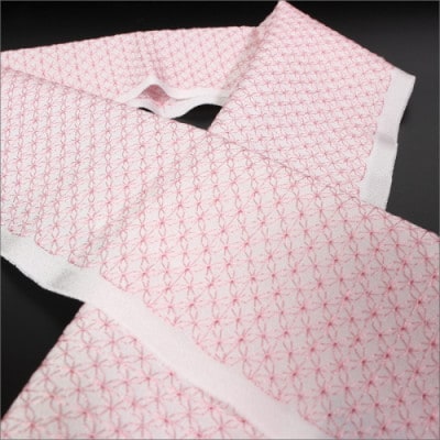 【和装小物】伝統刺繍の半衿 薄ピンク 伊達衿で華を添え 着物の襟元でお顔と着物を引き立てる刺繍半衿