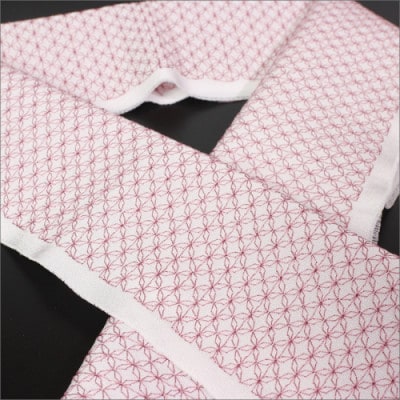 【和装小物】伝統刺繍の半衿 薄小豆 伊達衿で華を添え 着物の襟元でお顔と着物を引き立てる刺繍半衿