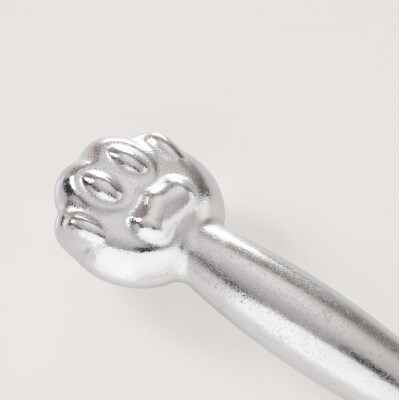 にゃんべる(猫の手のダンベル)メッキ1kg×2本　美容・ダイエット・トレーニングにも猫好きにも