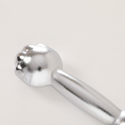 にゃんべる(猫の手のダンベル)メッキ1kg×2本　美容・ダイエット・トレーニングにも猫好きにも