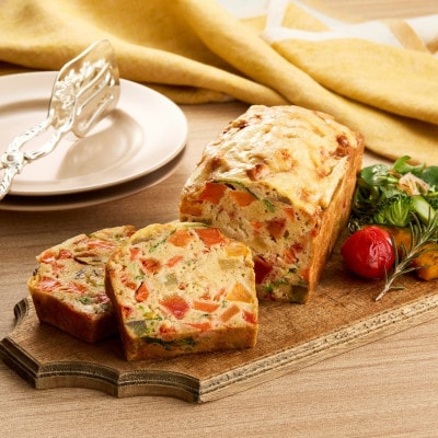 やさいたっぷりケーク・サレ(550g×3本) 簡易包装 米粉と野菜で作ったグルテンフリーの塩ケーキ