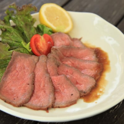 【京たんくろ和牛】日本海牧場のローストビーフ250g×3個　冷凍　国産ブランド牛の赤身ブロック肉使用