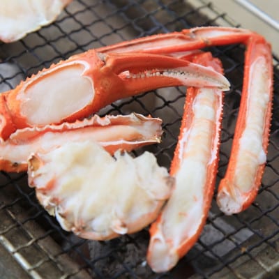 【特選】日本海産紅ズワイガニ(焼きガニ用加工済)