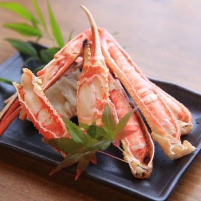 【特選】松葉ガニ(800g級)焼きガニ用加工済(昆布付き)
