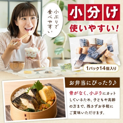 【訳あり】魚屋の味付け骨取り塩サバお手軽42切れ
