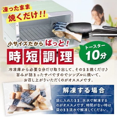 【訳あり】魚屋の味付け骨取り塩サバお手軽42切れ