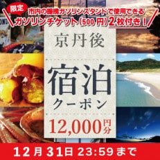 【冬限定】京丹後宿泊クーポン(12,000円分)ガソリンチケット付き