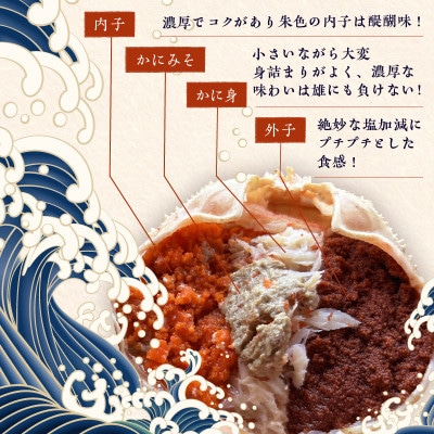 ☆蟹の宝石箱☆ お手軽!逸品! セイコガニ甲羅盛 3杯