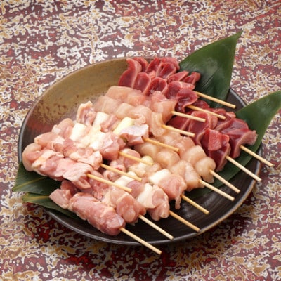 絶品!希少品種!京丹後産 京地どり 焼き鳥5種盛り合わせ 40本