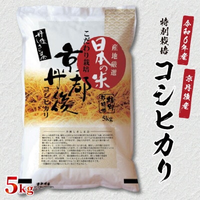 令和6年産　京都丹後産　特別栽培米コシヒカリ5kg(5kg×1袋)