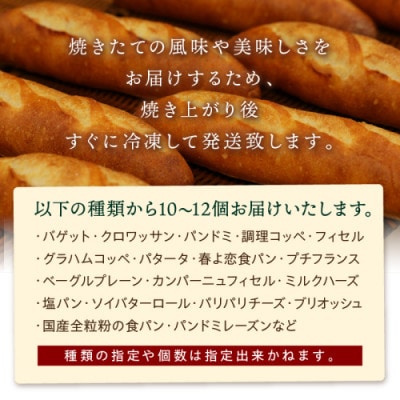 【毎月定期便】京都 パン屋 食べ比べ!京丹後のお食事パン詰め合わせ 10～12個 冷凍パン全3回