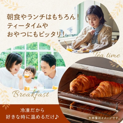 【毎月定期便】【訳あり】京都パン屋 クロワッサン詰め合わせ 10個冷凍パンなので長持ち便利全12回