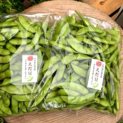 【数量限定】朝採り枝豆(湯上り娘)1kg(250g×4パック)