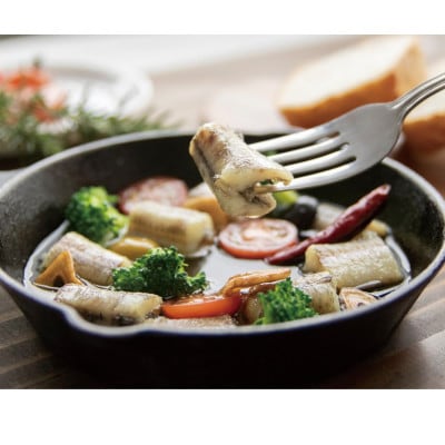 【おうちバル】間人産沖ギス100%!こだわりのアヒージョ缶詰 3缶 1人前85g×3個 お酒のあてに
