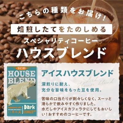 【アイスコーヒー用】自家焙煎アイスコーヒー用ブレンドコーヒー豆 500g(250g×2)＜中挽き＞