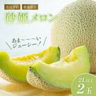 【先行予約/数量限定200】砂姫メロン2玉!大玉2L以上!女性に人気!