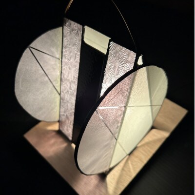 行燈あかり「ムシノネ・黒」