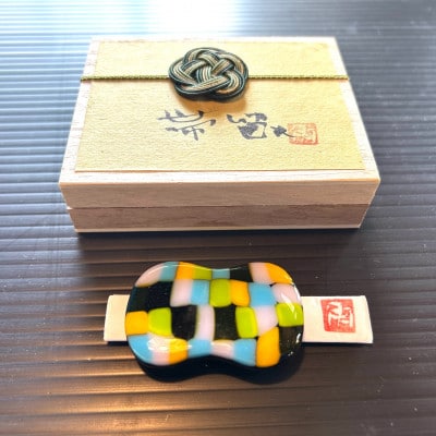 帯留め「モザイク・S」