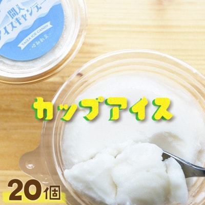 【無添加の優しさ】口どけなめらか、丹後・間人　なつかしのカップアイス(ミルク) 20個