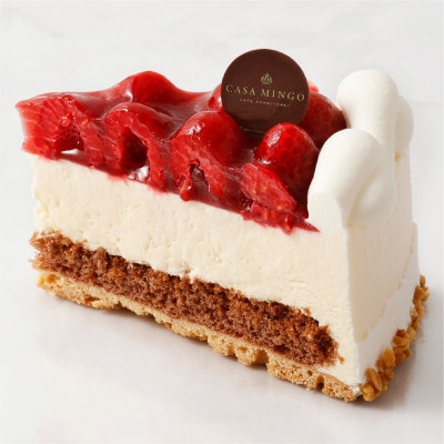 洋菓子店カサミンゴーの高級洋菓子 シュス木苺レアチーズケーキ 26cm