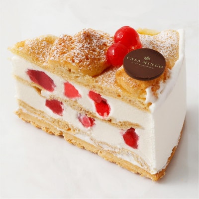 洋菓子店カサミンゴーの高級洋菓子 フロッケンザーネトルテショートケーキ 12cm