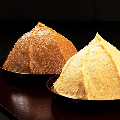 信州産　無添加カップ味噌(コシヒカリ味噌×2個、こがね味噌×2個)各500g合計2kg 詰合せ