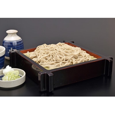 干しそば4人前(戸隠産そば粉使用)　そばつゆ・七味唐辛子付