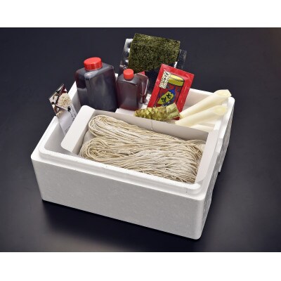 生そば5人前《つゆ・本生棒わさび・七味唐辛子・のり・ねぎ付》