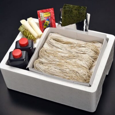 生そば8人前《つゆ・本生棒わさび・七味唐辛子・のり・ねぎ付》